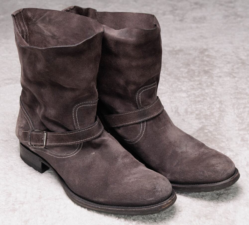 N.D.C. Brown Suede Slouchy Handmade Boots Womens Size EU 39.5 US 8.5